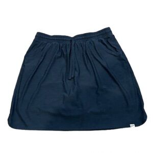 Duluth Trading Co Navy A-Line Skirt